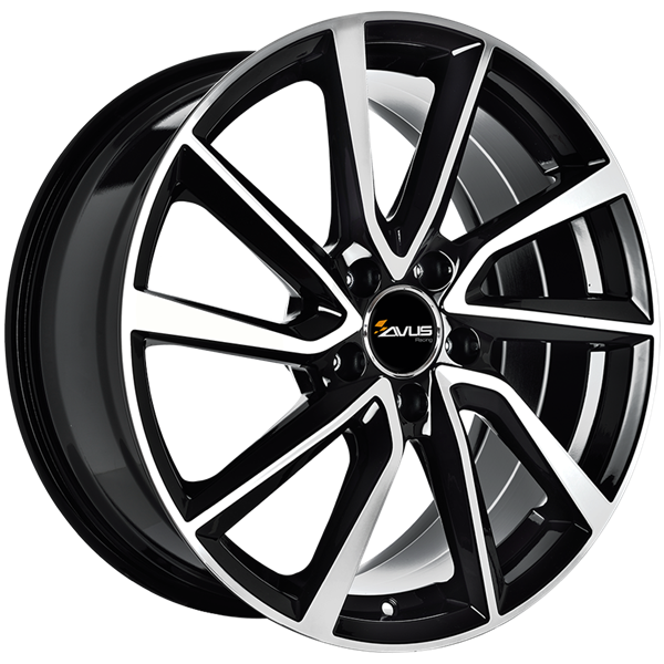 AVUS Racing AC-518 - Black Polished 6,00x15 4x98,00 ET30,00