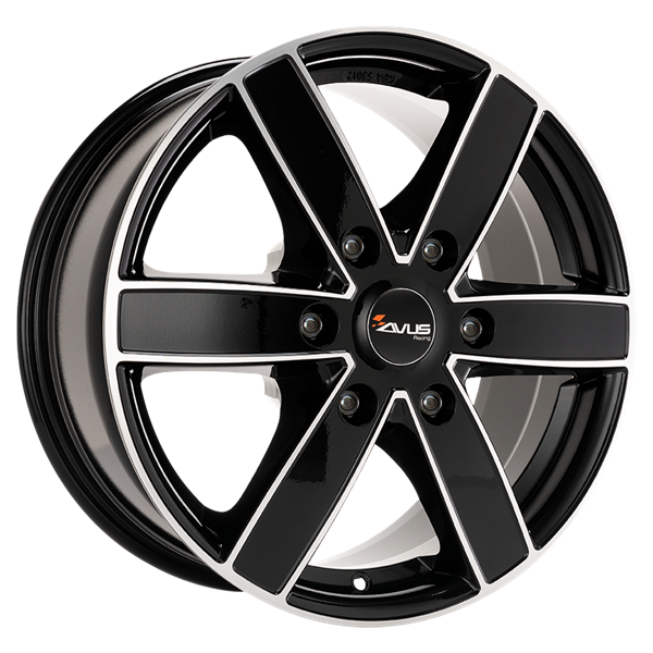 AVUS Racing AC-V61 - Black Polished 7,00x17 6x130,00 ET50,00