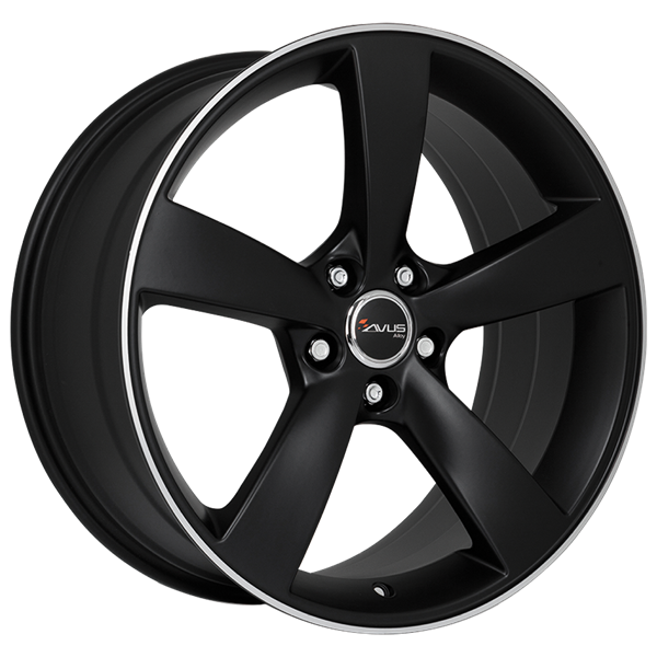 AVUS Racing AF10 - Matt Black Polished 10,00x21 5x112,00 ET50,00