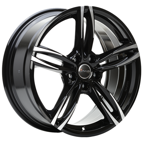 AVUS Racing AF15 - Black Polished 8,00x18 5x112,00 ET30,00