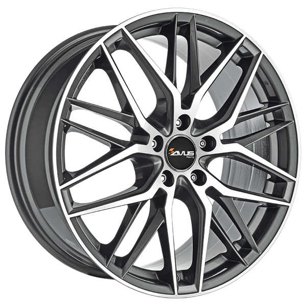 AVUS Racing AF19 - Anthracite Polished 8,00x18 5x112,00 ET30,00
