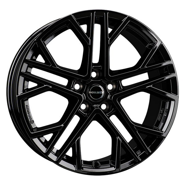 Borbet XV black glossy 8,50x19 5x114,30 ET38,00
