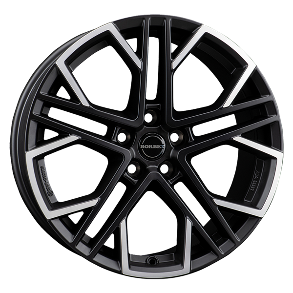 Borbet XV black polished 8,50x19 5x114,30 ET38,00
