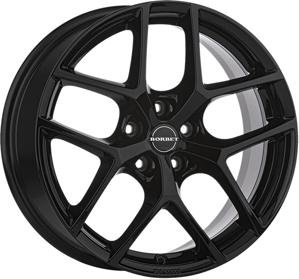 Borbet Y black glossy 8,50x18 5x114,30 ET38,00