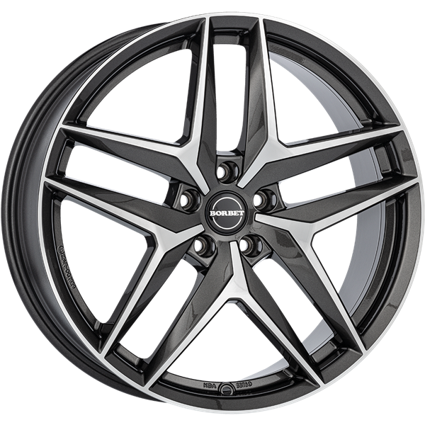 Borbet Z anthracite polished 8,00x19 5x112,00 ET30,00