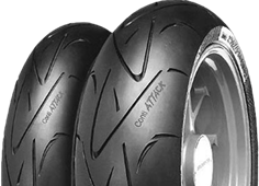 Continental ContiSportAttack 130/70ZR16 (61 W) Anteriore TL M/C