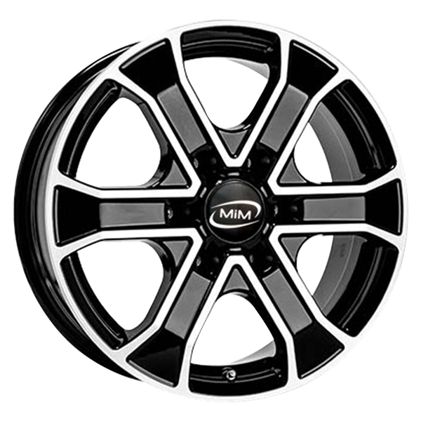 MIM HARD Black Polished 7,00x16 6x130,00 ET53,00