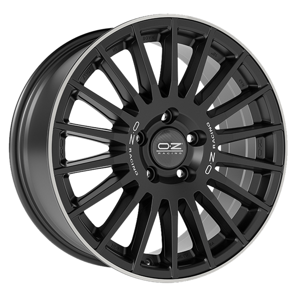 OZ RALLY DESERT MATT BLACK DIAMOND LIP 8,00x18 5x112,00 ET45,00