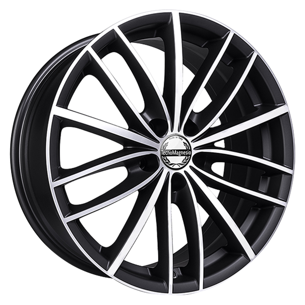 TecnoMagnesio Power Matt Black Polished 7,00x16 5x115,00 ET38,00