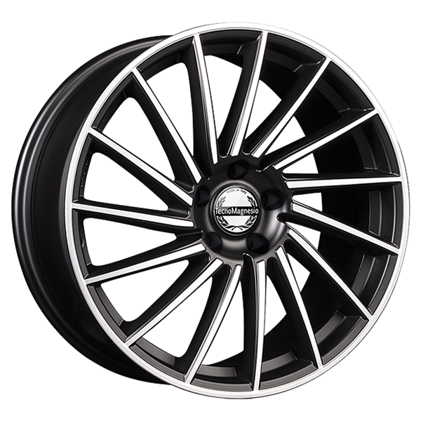 TecnoMagnesio Savage Matt Black Polished 8,00x18 5x108,00 ET42,00