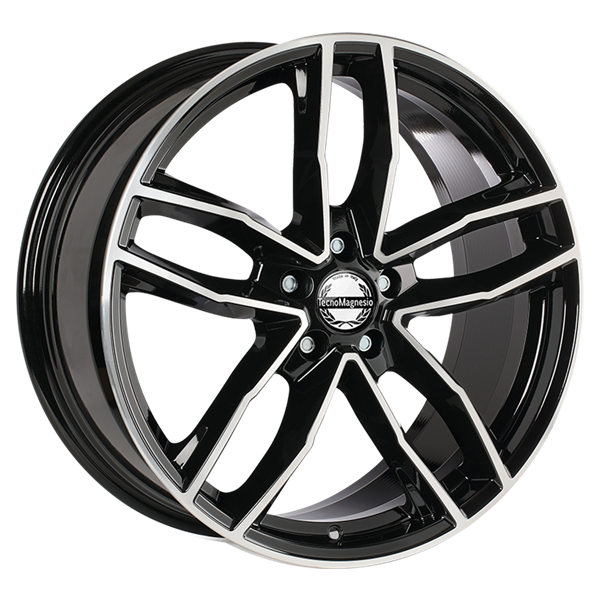 TecnoMagnesio Spyder Evo Black Polished 7,50x17 5x112,00 ET25,00