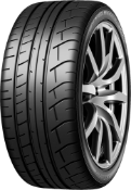 Primo piano del battistrada Dunlop Sp Maxx Gt600 285/35 R20 104 Y RUN ON FLAT XL, FP, ZR