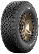 Primo piano del battistrada BFGoodrich All Terrain T/A KO2 245/70 R16 113 S RWL