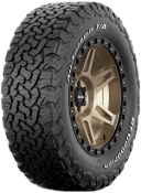 Primo piano del battistrada BFGoodrich All Terrain T/A KO2 245/65 R17 111 S RWL