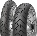 Primo piano del battistrada Pirelli Scorpion Trail II 120/70ZR19 60 W Anteriore TL M/C U