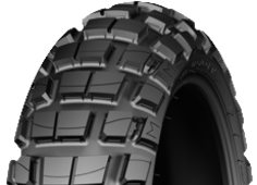 Primo piano del battistrada Michelin Anakee Wild 80/90-21 48 S Anteriore TT M/C