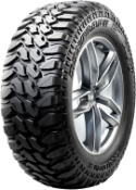 Primo piano del battistrada Radar Renegade R7 M/T 235/85 R16 120/116 Q POR, OWL