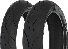 Primo piano del battistrada Dunlop SportSmart TT 200/55ZR17 (78 W) Posteriore TL MT