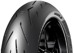 Primo piano del battistrada Pirelli Diablo Rosso Corsa II 200/55ZR17 (78 W) Posteriore TL M/C