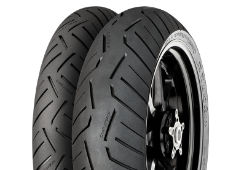 Primo piano del battistrada Continental ContiRoadAttack 3 CR 100/90 R18 56 V Anteriore TL M/C