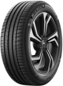 Primo piano del battistrada Michelin Pilot Sport 4 SUV 225/55 R19 99 V FSL