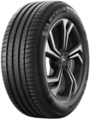 Primo piano del battistrada Michelin Pilot Sport 4 SUV 255/55 R19 111 Y XL