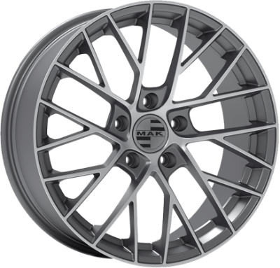 MAK Monaco Gun Metallic Mirror 8,50x19 5x112,00 ET39,00