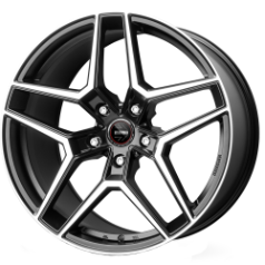 MOMO RF-06 Matt Black Polished