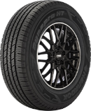 Primo piano del battistrada Hankook Dynapro HT RH12 245/70 R17 119/116 S LT