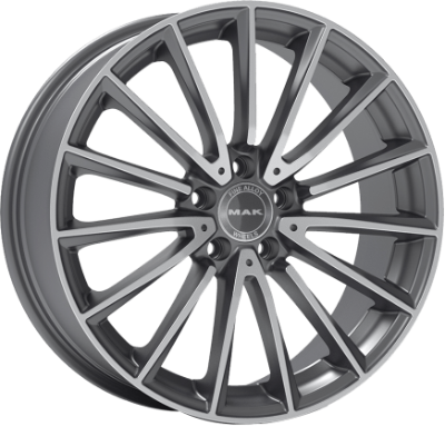 MAK Komet Gun Metallic Mirror 7,50x17 5x112,00 ET48,00