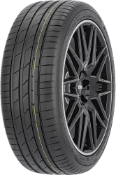 Primo piano del battistrada Hankook iON evo SUV IK01A 215/45 R18 89 Y MFS, ZR, Sound Absorber
