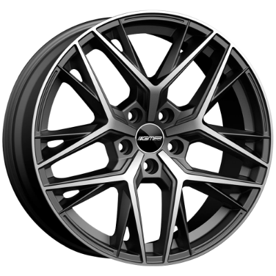 GMP Italia LUNICA Matt Anthracite Diamond 8,00x18 5x112,00 ET45,00