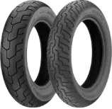 Primo piano del battistrada Dunlop D404 160/80-15 74 S Posteriore TT