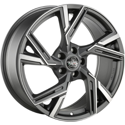 ARCASTING ENEA Matt Anthracite Polished 8,00x18 5x112,00 ET43,00