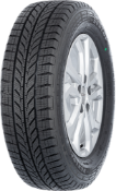 Primo piano del battistrada Dunlop Econodrive Winter 195/70 R15 104/102 R C