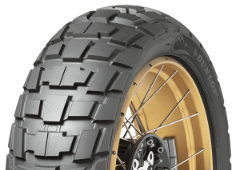 Primo piano del battistrada Dunlop Trailmax Raid 150/70 R18 70 T Posteriore TL M+S