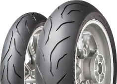 Primo piano del battistrada Dunlop SportSmart Mk4 200/55ZR17 (78 W) Posteriore TL