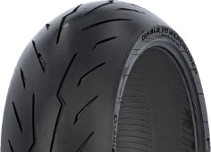 Primo piano del battistrada Pirelli Diablo PowerCruiser 160/60 R18 70 V Anteriore TL M/C