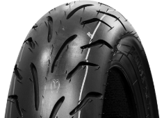 Primo piano del battistrada Bridgestone B01 80/100-10 46 J Anteriore/Posteriore TL