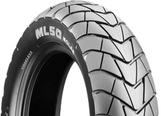 Primo piano del battistrada Bridgestone ML 50 130/60-13 53 L Anteriore/Posteriore TL M/C
