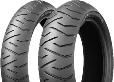 Primo piano del battistrada Bridgestone TH 01 160/60 R14 65 H Posteriore TL M/C M