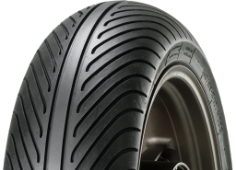 Primo piano del battistrada Pirelli Diablo Rain 100/70 R17 Anteriore TL NHS SCR1