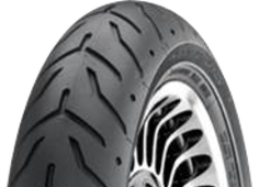 Primo piano del battistrada Dunlop D408 130/60 B19 61 H Anteriore TL H-D