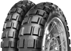 Primo piano del battistrada Continental TKC 80 Twinduro 150/70 B17 69 Q TL M/C M+S