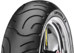 Primo piano del battistrada Maxxis M6029 120/60-13 55 P TL M/C