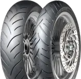 Primo piano del battistrada Dunlop ScootSmart 80/90-16 48 P Anteriore/Posteriore TL
