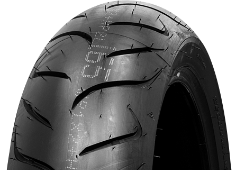 Primo piano del battistrada Dunlop Sportmax RoadSmart II 200/50 R18 76 V Posteriore TL M/C