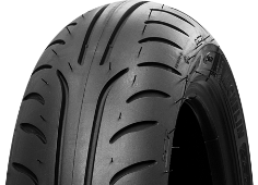 Primo piano del battistrada Michelin Power Pure SC 110/70-12 47 L Anteriore TL M/C