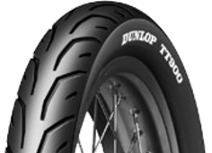 Primo piano del battistrada Dunlop TT900 2.50-17 43 P Anteriore/Posteriore TT