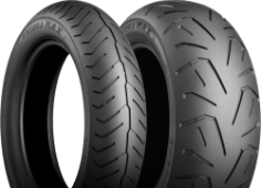 Primo piano del battistrada Bridgestone Exedra Max 150/80 R16 71 V Anteriore TL M/C